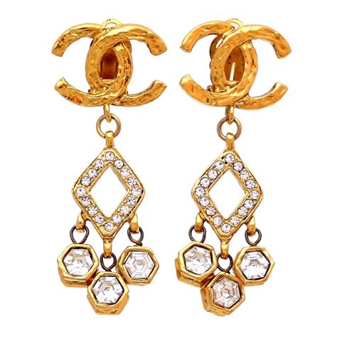 cheap chanel earrings sale|authentic chanel earrings.